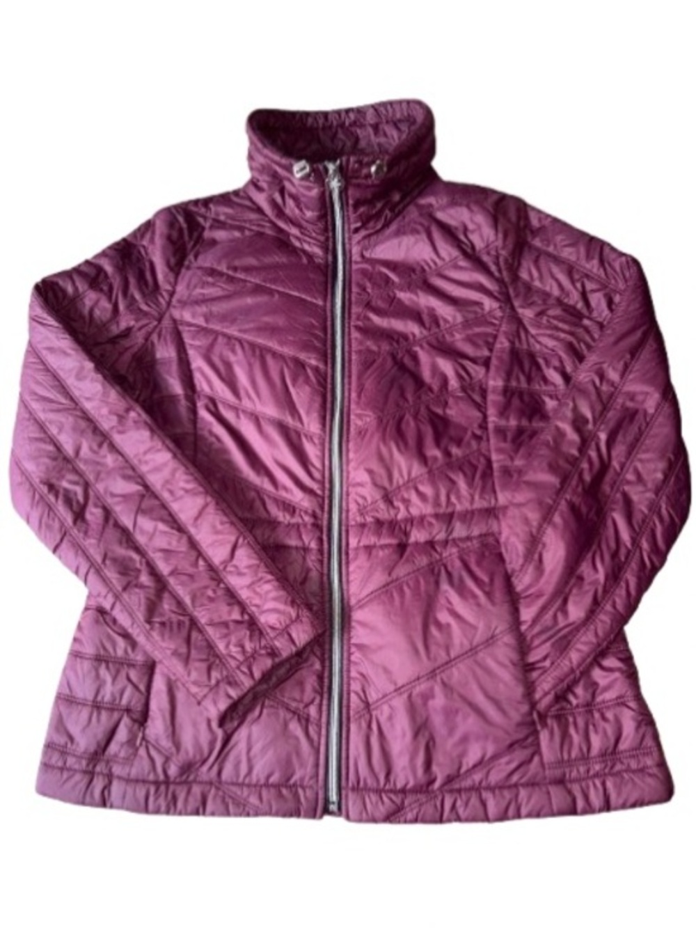 Guess Women's lightweight packable Quilted Plum Puffer Jacket NWOT size S